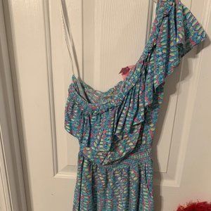 Lilly Pulitzer One shoulder dress